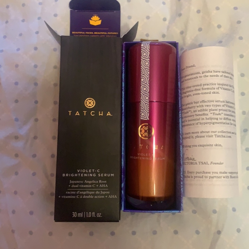 COPY - TATCHA VIIOLET-C BRIGHTENING SERUM NIB 1OZ